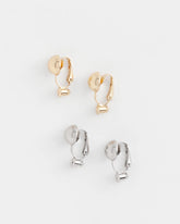 Clip Earring Converters Mixed Metals - Chico's