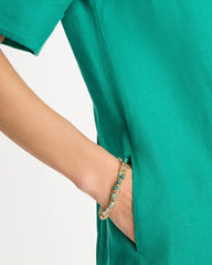 Genuine Howlite Beaded Stretch Bracelet Green - Chico's