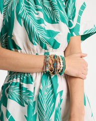 Mixed Metal Beaded Stretch Bracelet Mixed Metals - Chico's