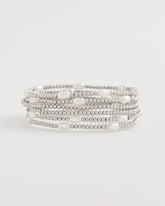 Pearlescent Bead Ball Bracelet Silver - Chico's
