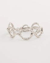 Silvertone Open Link Toggle Bracelet Silver - Chico's