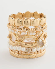 Pearlescent Stretch Hero Bracelet Pearl - Chico's
