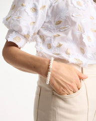 Pearlescent Stretch Hero Bracelet Pearl - Chico's