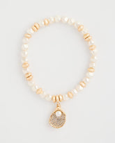 Pearlescent Stretch Charm Bracelet Pearl - Chico's