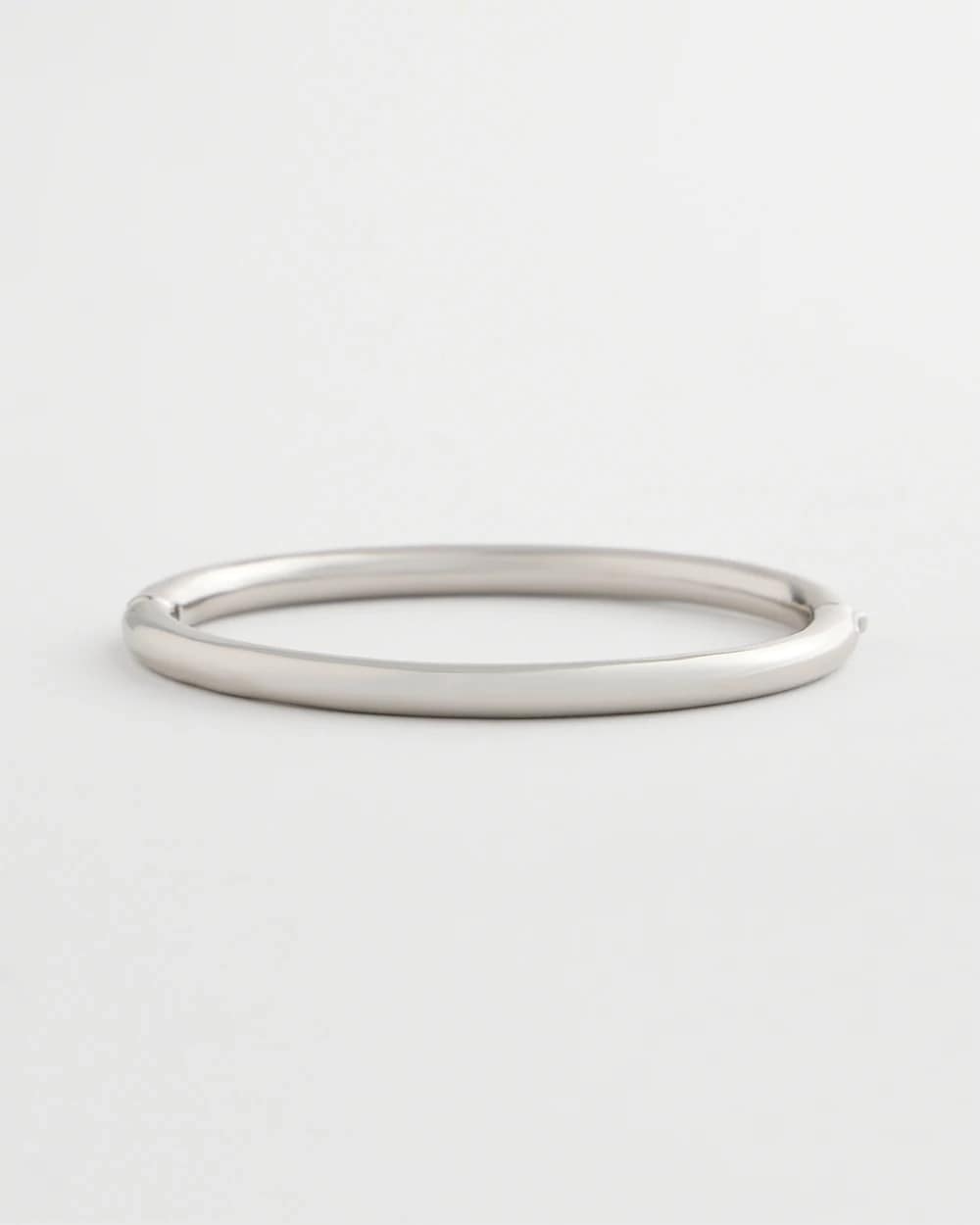 Silver Hinge Bangle Silver - Chico's