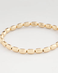 Goldtone Oval Beaded Stretch Bracelet Gold - Chico's