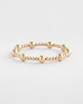Gold-tone Medium Bead Stretch Bracelet Gold - Chico's
