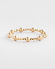 Gold-tone Medium Bead Stretch Bracelet Gold - Chico's