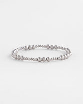 Silver-tone Small Bead Stretch Bracelet Silver - Chico's