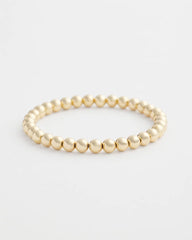 Small Beaded Gold Tone Stretch Bracelet Gold - Chico's
