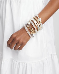 Goldtone Stretch Tennis Bracelet Gold - Chico's