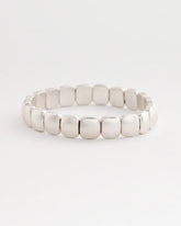 Silvertone Stretch Bracelet Silver - Chico's