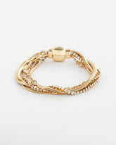 Goldtone Multistrand Bracelet Gold - Chico's