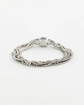 Silvertone Multistrand Bracelet Silver - Chico's