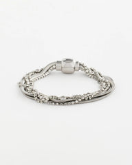 Silvertone Multistrand Bracelet Silver - Chico's