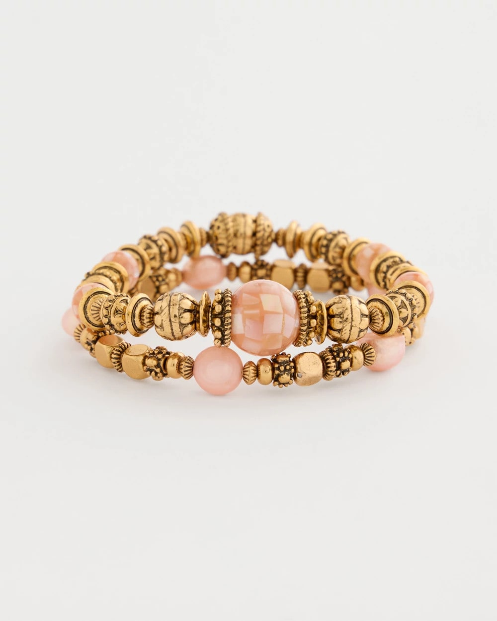 Stretch Bracelet Set of Two Coral - Chico's