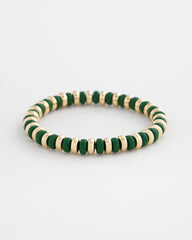 Green Gold Slice Stretch Bracelet Green - Chico's