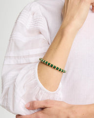 Green Gold Slice Stretch Bracelet Green - Chico's