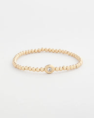 Mini Bead Stretch Hero Bracelet Gold - Chico's