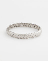 Thin Twist Stretch Bracelet Silver - Chico's