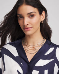 Mixed Metal Multi-Strand Necklace Mixed Metals - Chico's