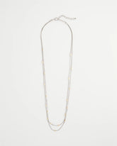 Mixed Metal Double Strand Necklace Mixed Metals - Chico's