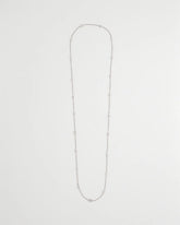 Fine Crystal Long Chain Necklace Silver - Chico's