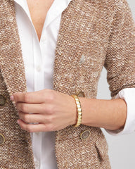 Golden Matte Square Stretch Bracelet Gold - Chico's