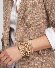 Golden Matte Square Stretch Bracelet Gold - Chico's