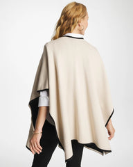 Tipped Tulip Patch Pocket Ruana Pale Sand - Chico's