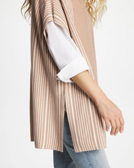 Turtleneck Sweater Poncho Vanilla Chai - Chico's