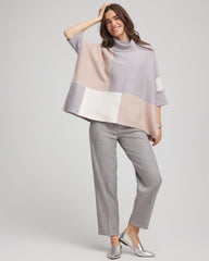 Quilted Chic Cowlneck Poncho Birch - Chico's