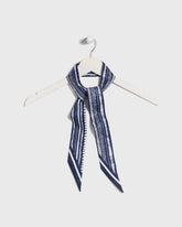 Printed Skinny Scarf Navy - Chico's