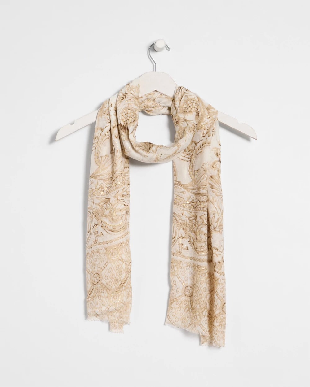 Foiled Oblong Scarf Neutral - Chico's