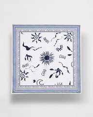Beach Square Scarf Passport Blue - Chico's