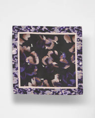 Fjord Flora Square Neckerchief Scarf Black - Chico's