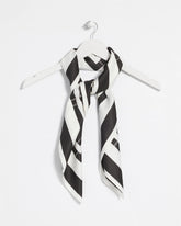 Graphic Stitch Square Scarf Black - Chico's
