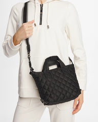 Quilted Cross Body Sport Tote Bag Black - Chico's
