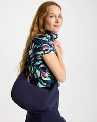 Ripstop Crescent Crossbody Sling Bag Passport Blue - Chico's