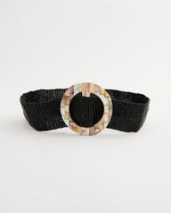 Chico's x Romi Oz Stretch Belt Black - Chico's