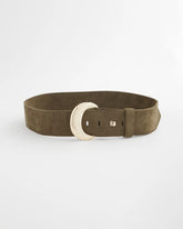 Green Faux Suede Sash Belt Green - Chico's