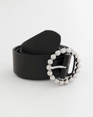 Silver Dot Trouser Belt Black/Silver - Chico's