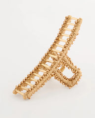 Raffia Hair Clip Metallic - Chico's
