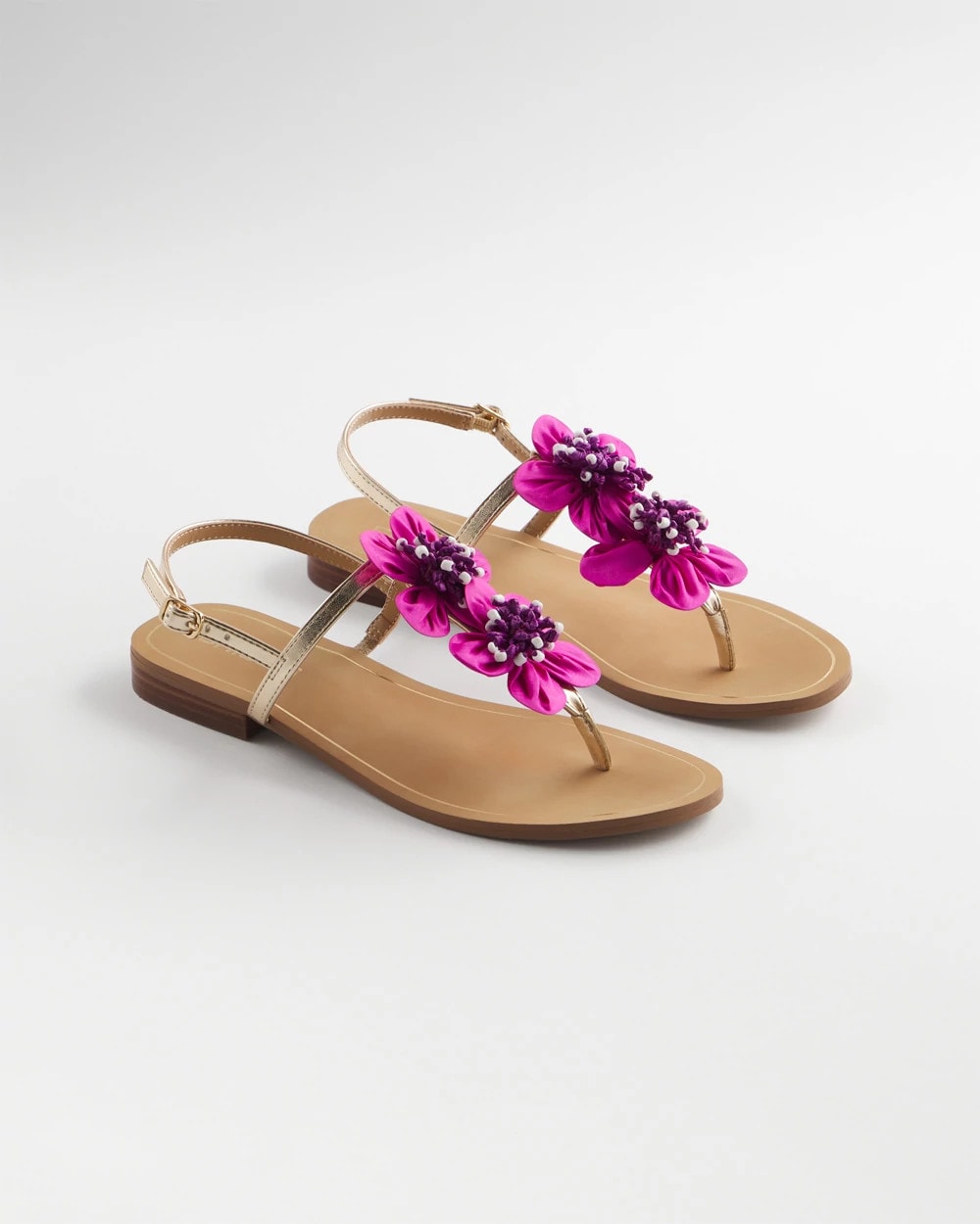 Sunset Flower Sandal Pink - Chico's