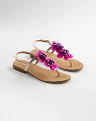 Sunset Flower Sandal Pink - Chico's