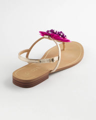 Sunset Flower Sandal Pink - Chico's