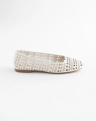 Cutout Ballet Flats Alabaster - Chico's