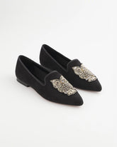 Black Microsuede Loafers Black - Chico's