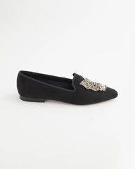 Black Microsuede Loafers Black - Chico's