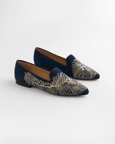 Peacock Embroidered Flats Denim - Chico's